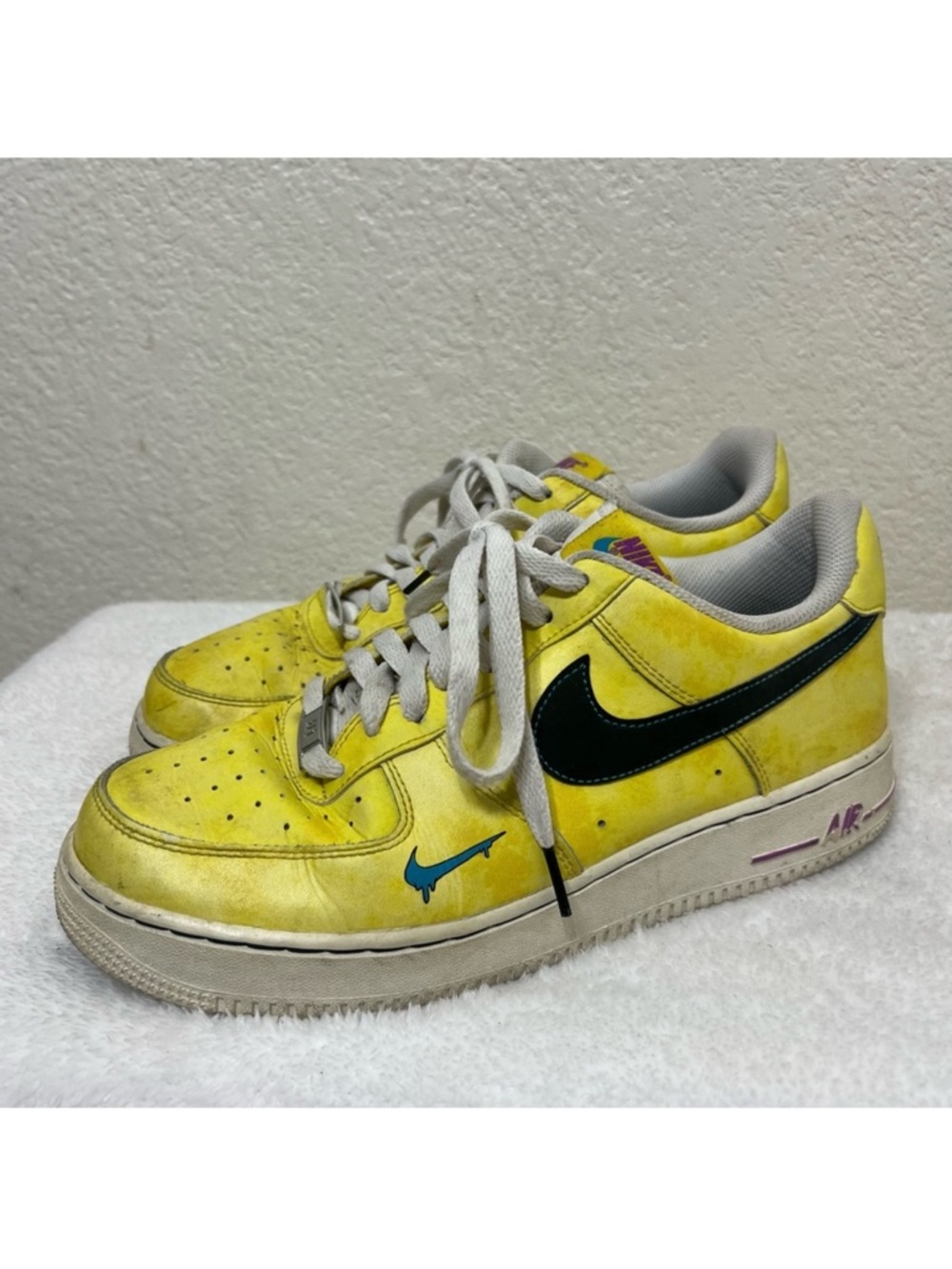 Nike Air Force 1 Low '07 LV8 3 "Peace, Love, and Basketball Yellow Size 8 men’s